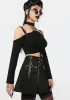 Punk Drawstring Strap Top sold by Dolls Kill