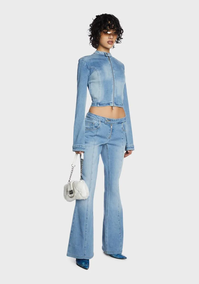 Low Rider Bootcut Jeans sold by Dolls Kill product image thumbnail 5