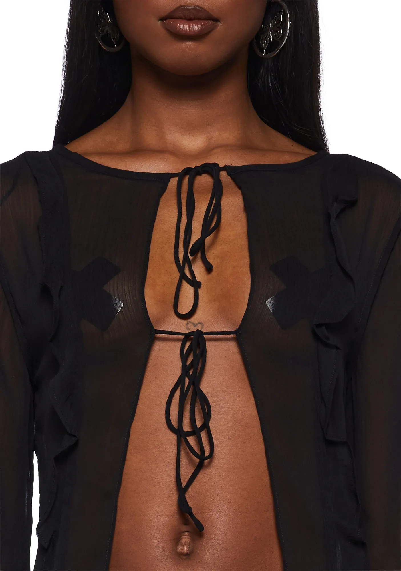 Barely There Tie Top sold by Dolls Kill product image thumbnail 5