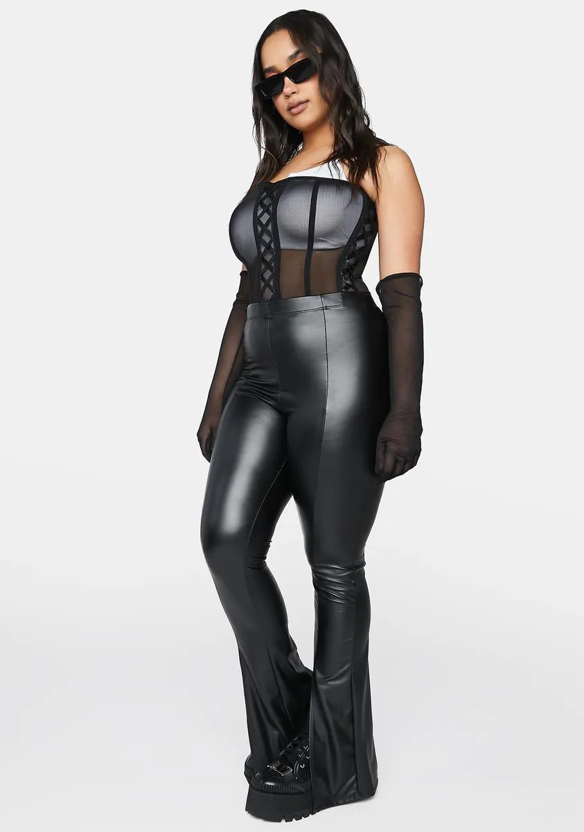 Plus I'm Pumped Up Vegan Leather Pants sold by Dolls Kill product image thumbnail 2