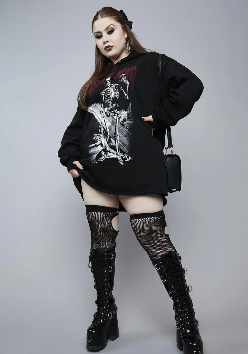Plus Eternal Torment Graphic Hoodie sold by Dolls Kill product image thumbnail 3