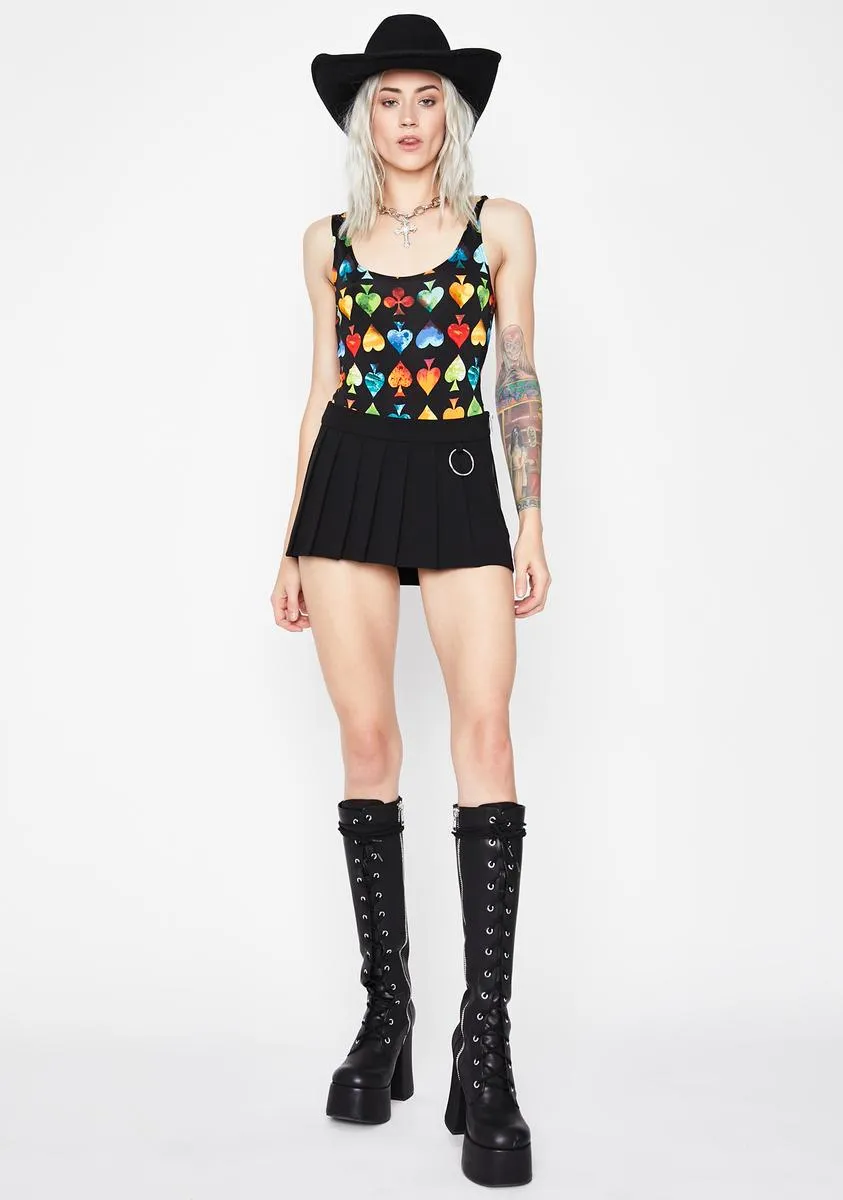 Royal Flush Tank Bodysuit sold by Dolls Kill product image thumbnail 2