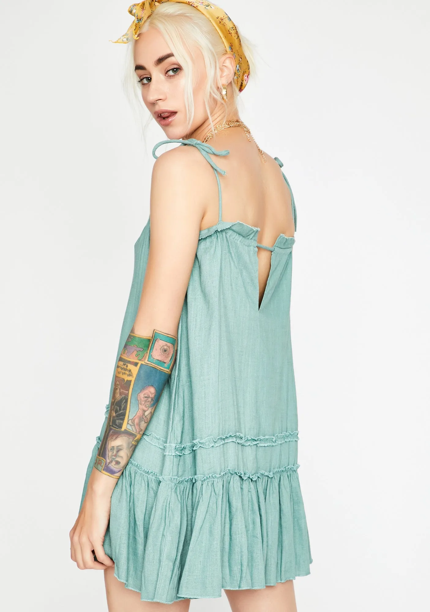 Kush Summertime Gladness Ruffled Dress sold by Dolls Kill product image thumbnail 4