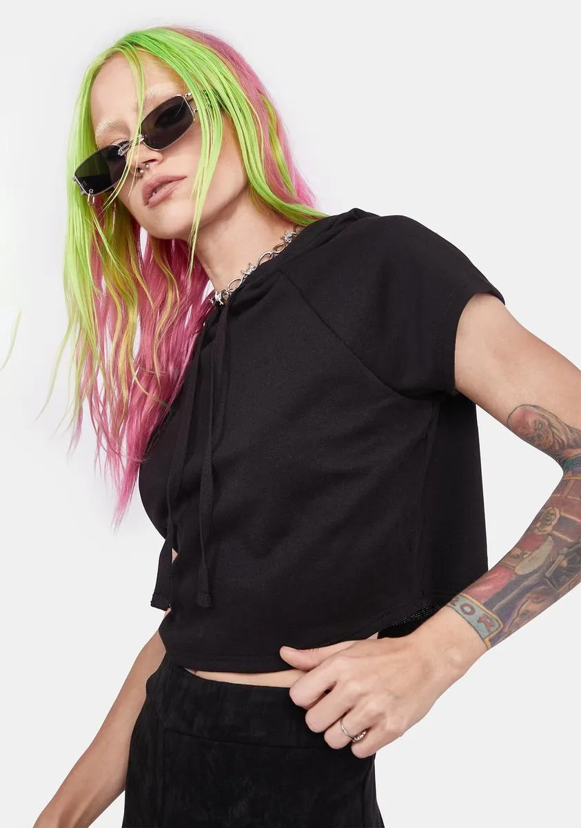 It's Never Enough Cropped Hoodie sold by Dolls Kill product image thumbnail 2