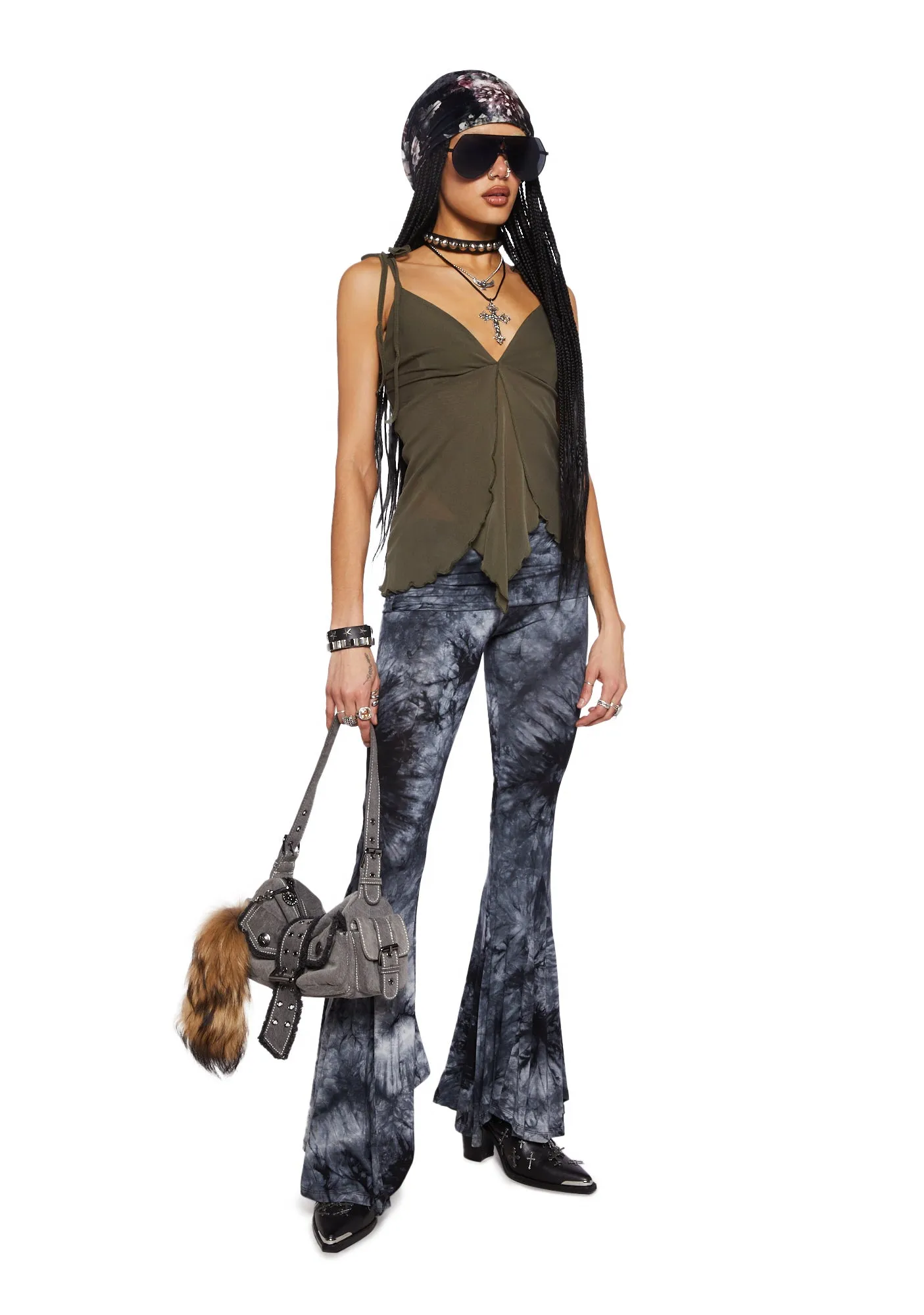 Not That Easy Cami Top- Green sold by Dolls Kill product image thumbnail 2