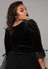 Plus Dim The Light Velvet Bustier Top sold by Dolls Kill