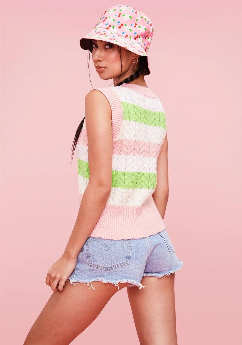 Summer Adventure Striped Sweater Vest sold by Dolls Kill product image thumbnail 4