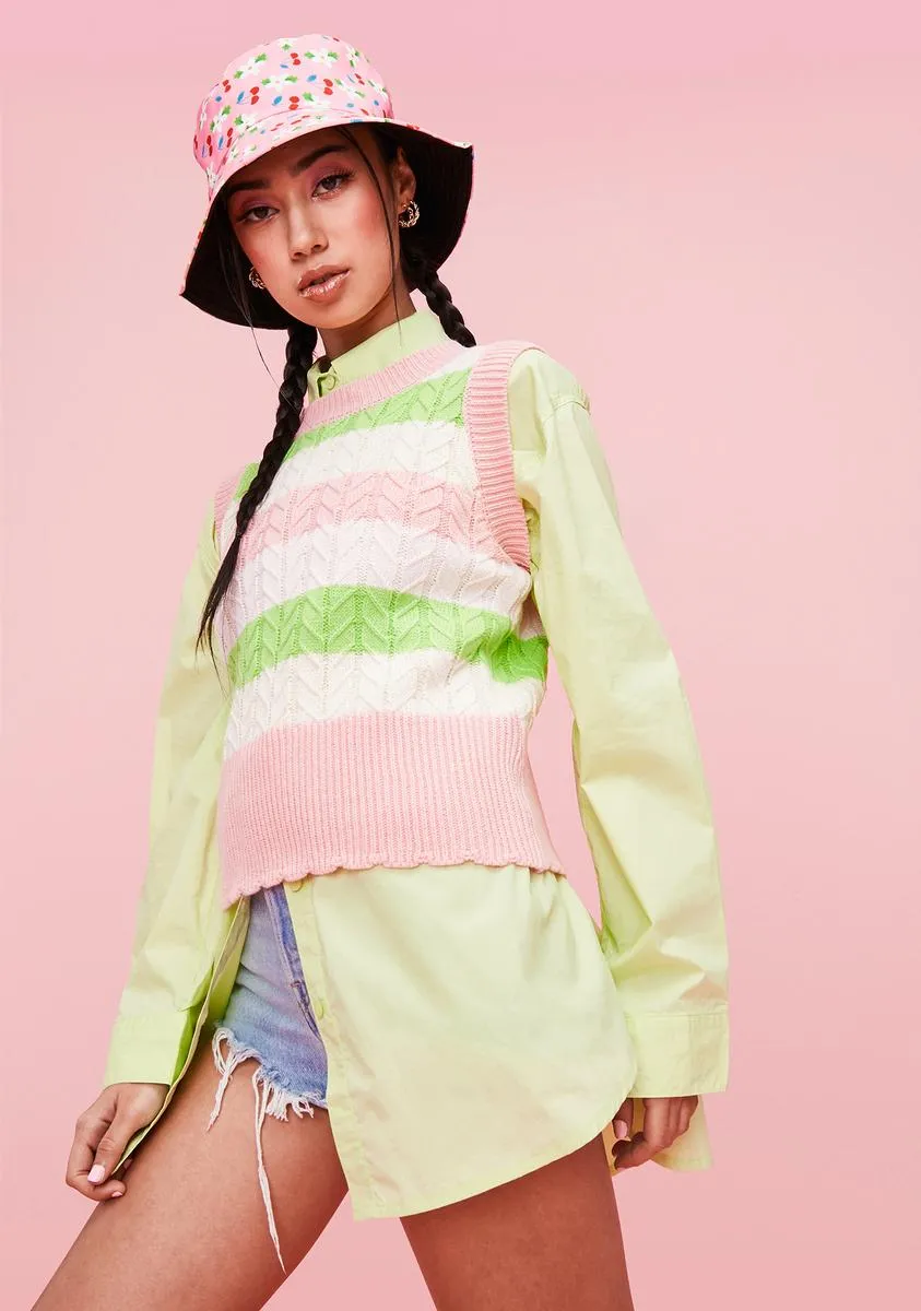 Summer Adventure Striped Sweater Vest sold by Dolls Kill product image thumbnail 2