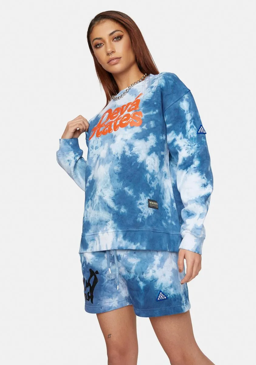 Squish Tie Dye Crewneck sold by Dolls Kill product image thumbnail 2