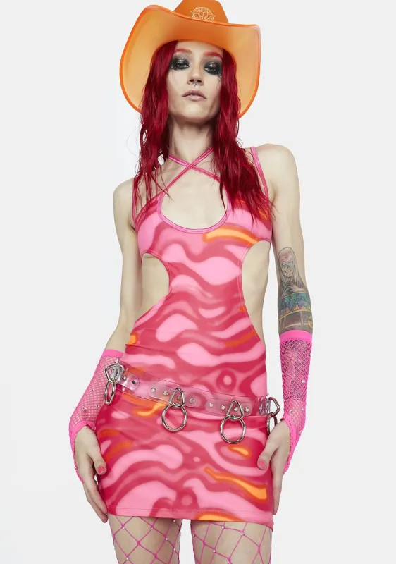 Pink Lava Sport Spice Tennis Dress sold by Dolls Kill