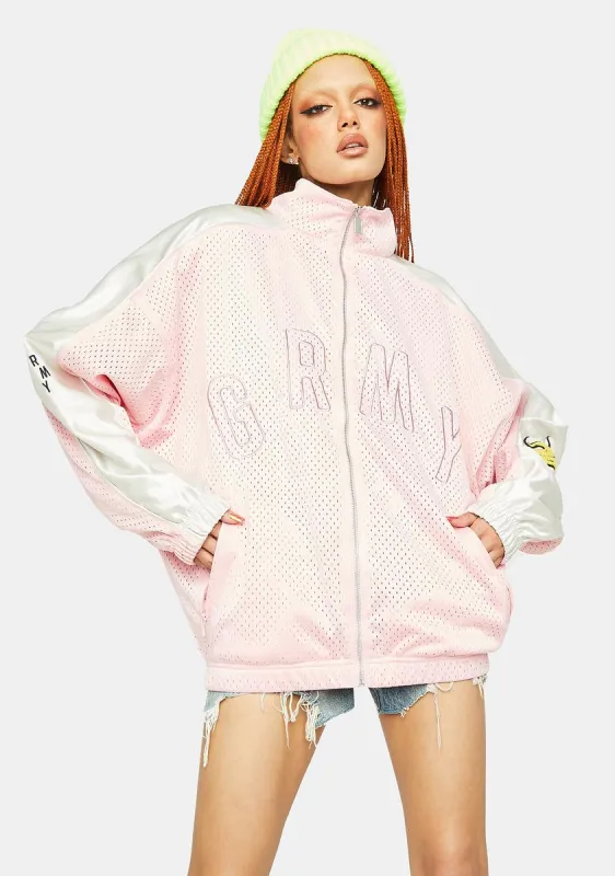 Jungle Punch Mesh Track Jacket sold by Dolls Kill