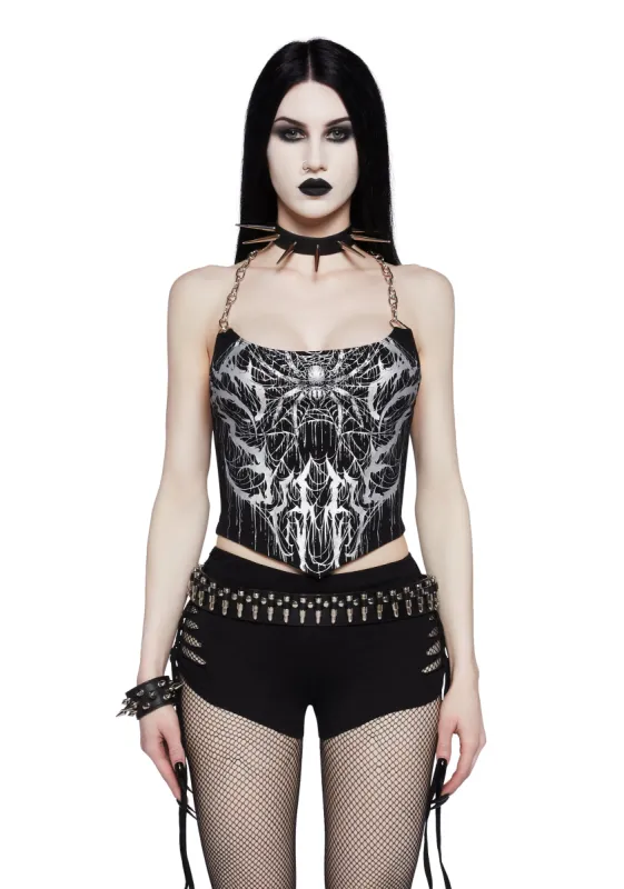 Sable Chains Halter Top sold by Dolls Kill