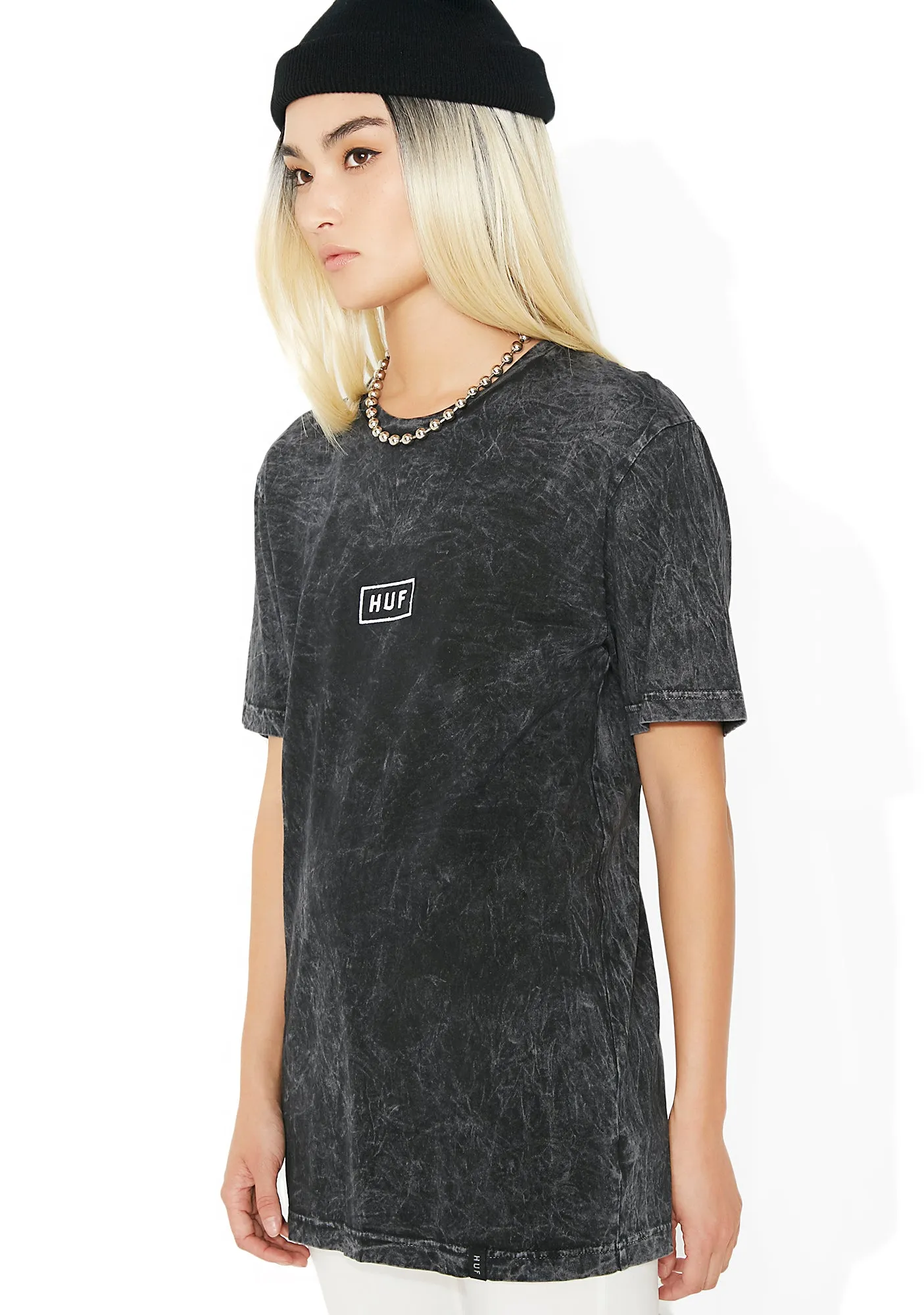 Black Bar Logo Overdyed Tee sold by Dolls Kill product image thumbnail 3