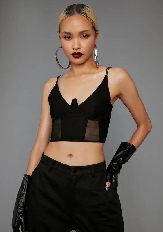 Lowkey Vibin' Corset Tank sold by Dolls Kill