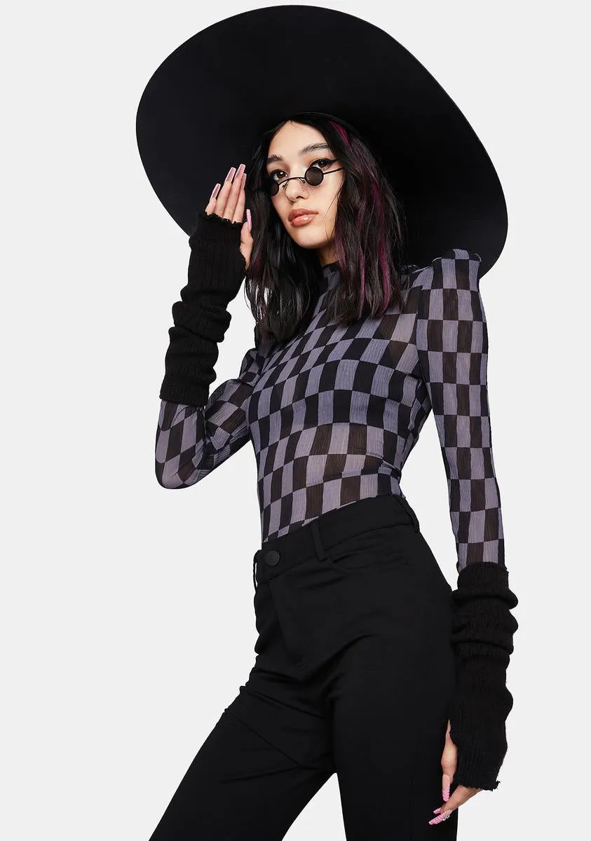Revelation Series Checkerboard Pleated T-Shirt sold by Dolls Kill product image thumbnail 2