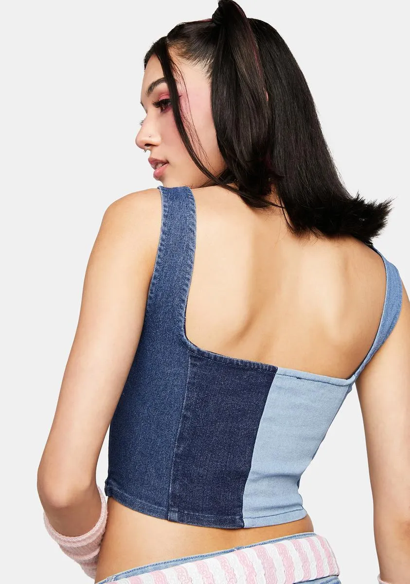 Such A Trip Corset Top sold by Dolls Kill product image thumbnail 4