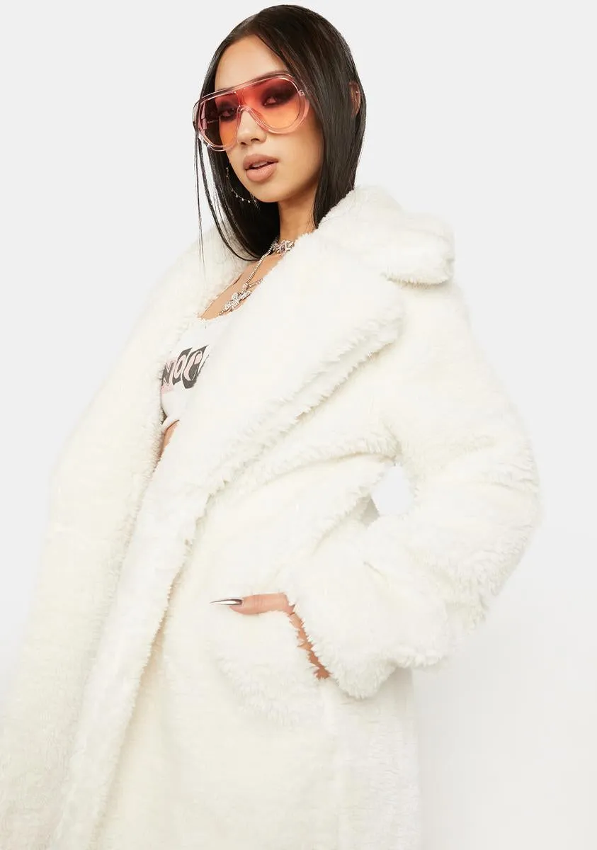 Purely Leading You On Faux Fur Coat sold by Dolls Kill product image thumbnail 2