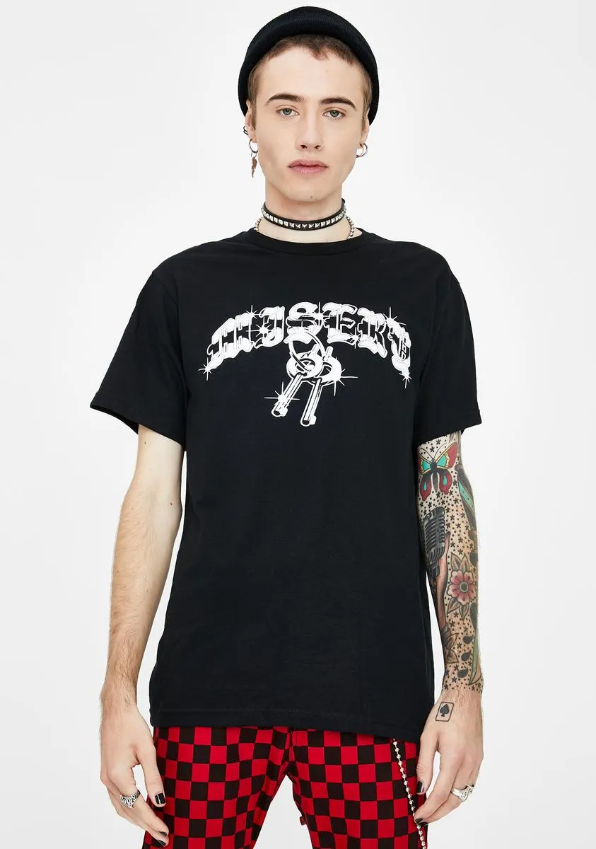Locked Graphic Tee sold by Dolls Kill