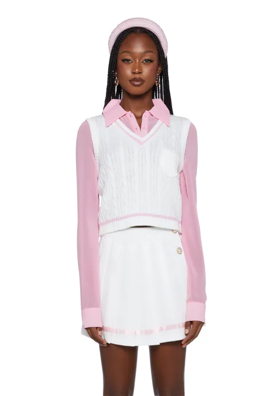 Always An Academic Layered Top sold by Dolls Kill