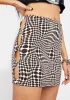 Optic Polka Dot Urfa Mini Skirt sold by Dolls Kill