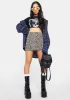 Optic Polka Dot Urfa Mini Skirt sold by Dolls Kill