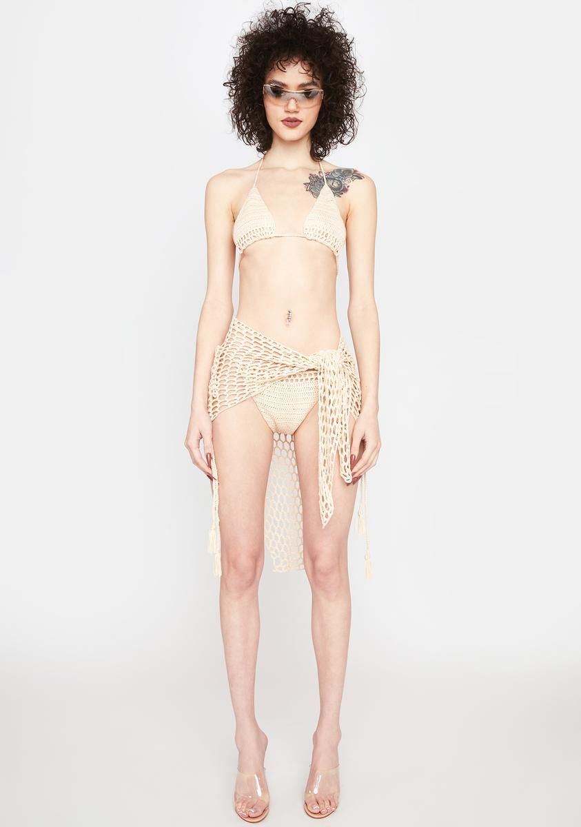 Island Bound Crochet Skirt Set sold by Dolls Kill product image thumbnail 3