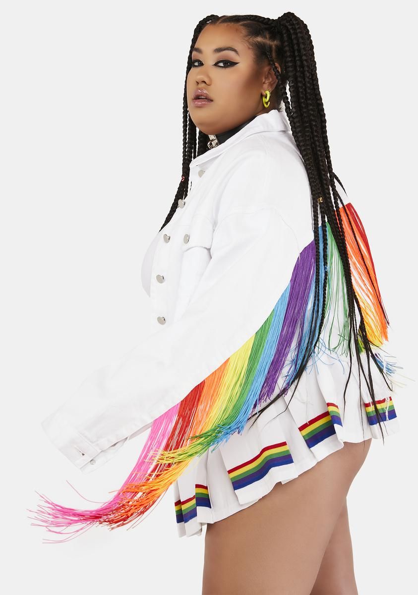 Plus Feel This Moment Denim Jacket sold by Dolls Kill product image thumbnail 4