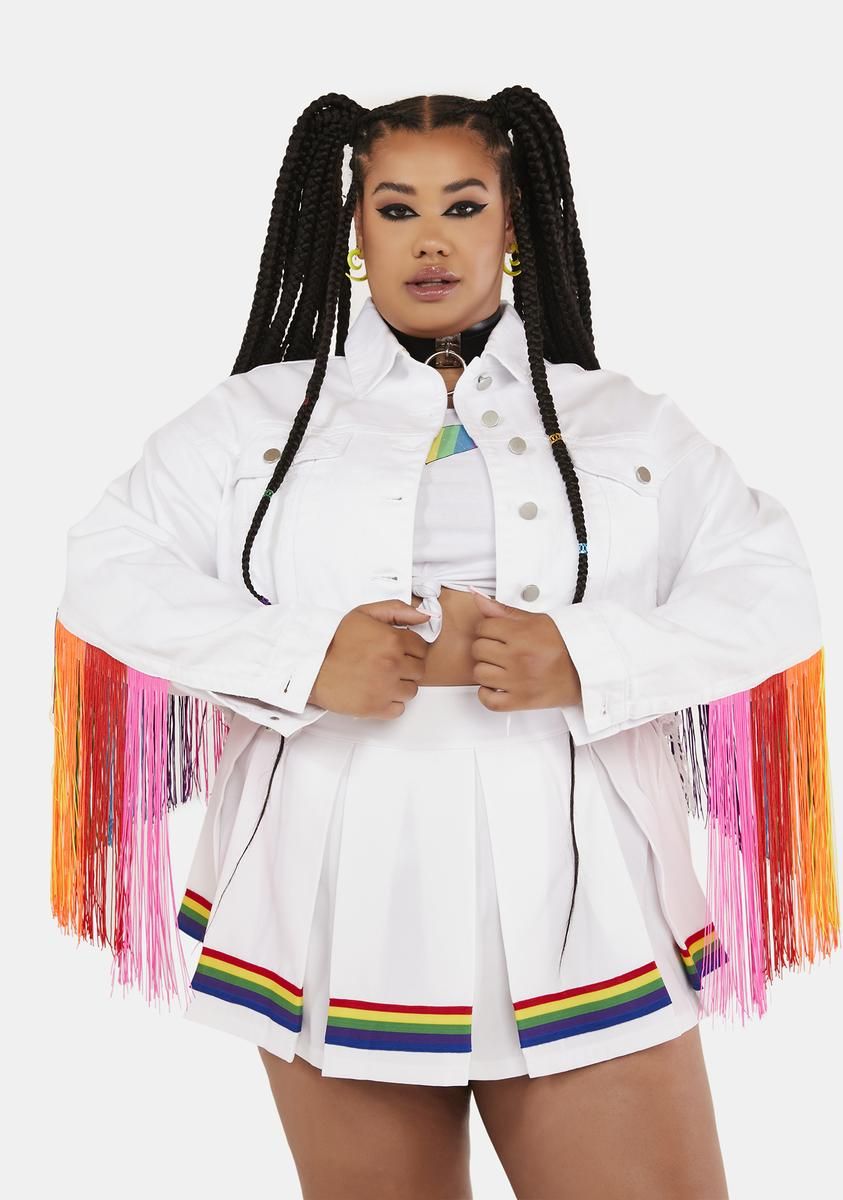 Plus Feel This Moment Denim Jacket sold by Dolls Kill product image thumbnail 2