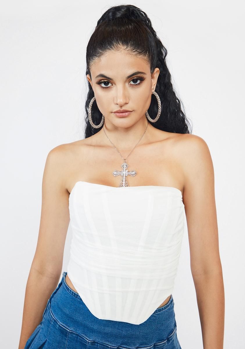 That's My Baby Corset Top sold by Dolls Kill