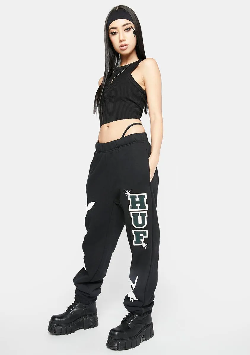 Playboy Rabbit Head Fleece Sweatpants sold by Dolls Kill product image thumbnail 3