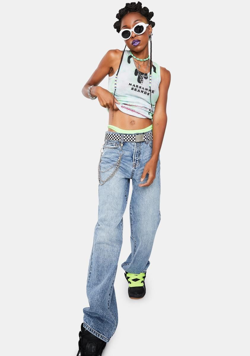 Long Barbed Wire Tank Top sold by Dolls Kill product image thumbnail 3