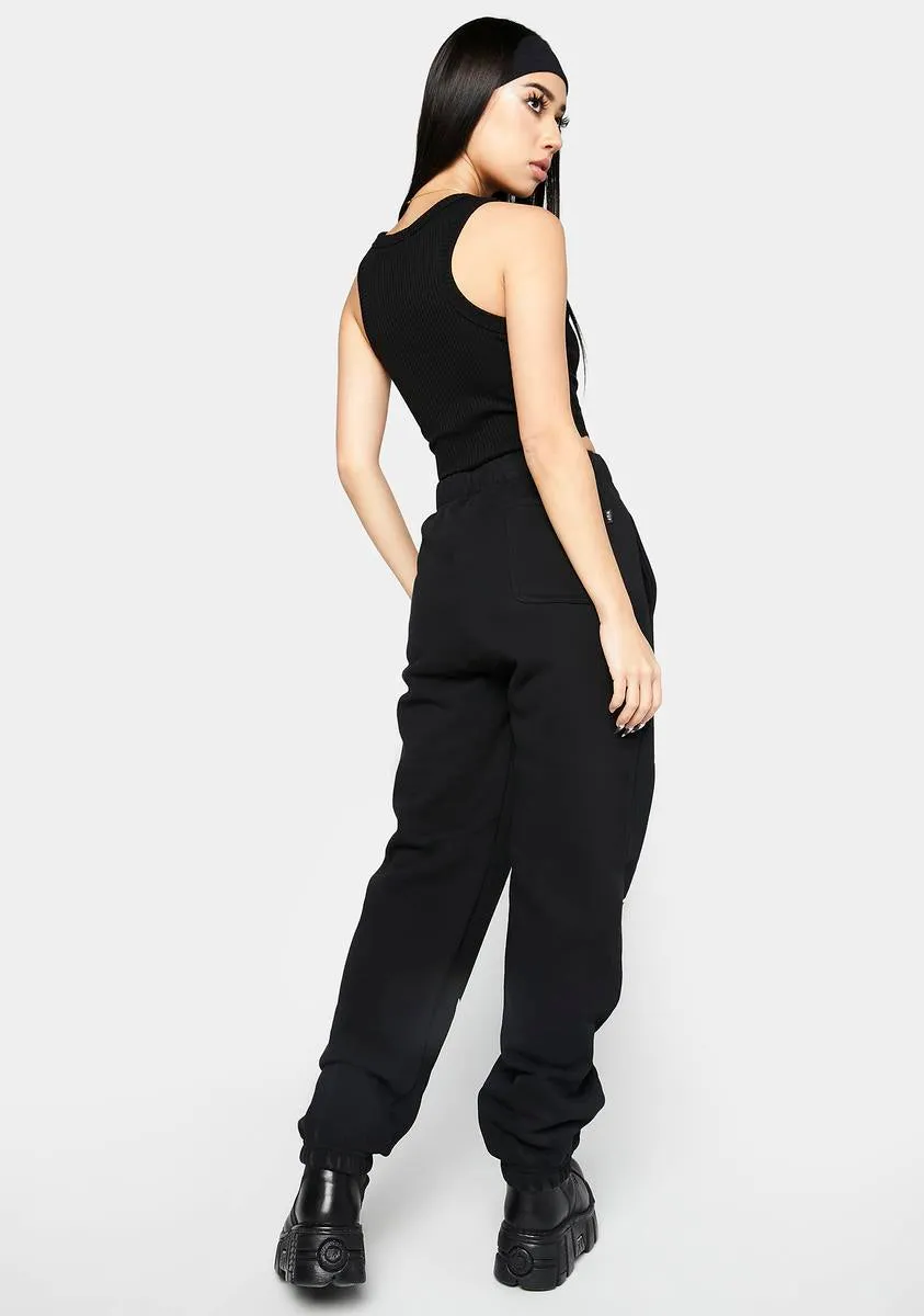 Playboy Rabbit Head Fleece Sweatpants sold by Dolls Kill product image thumbnail 4