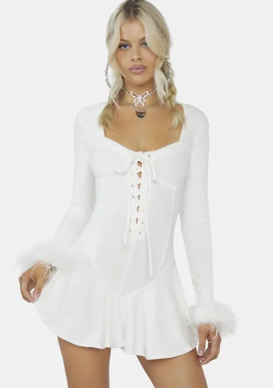 Purely Fair Game Mini Dress sold by Dolls Kill