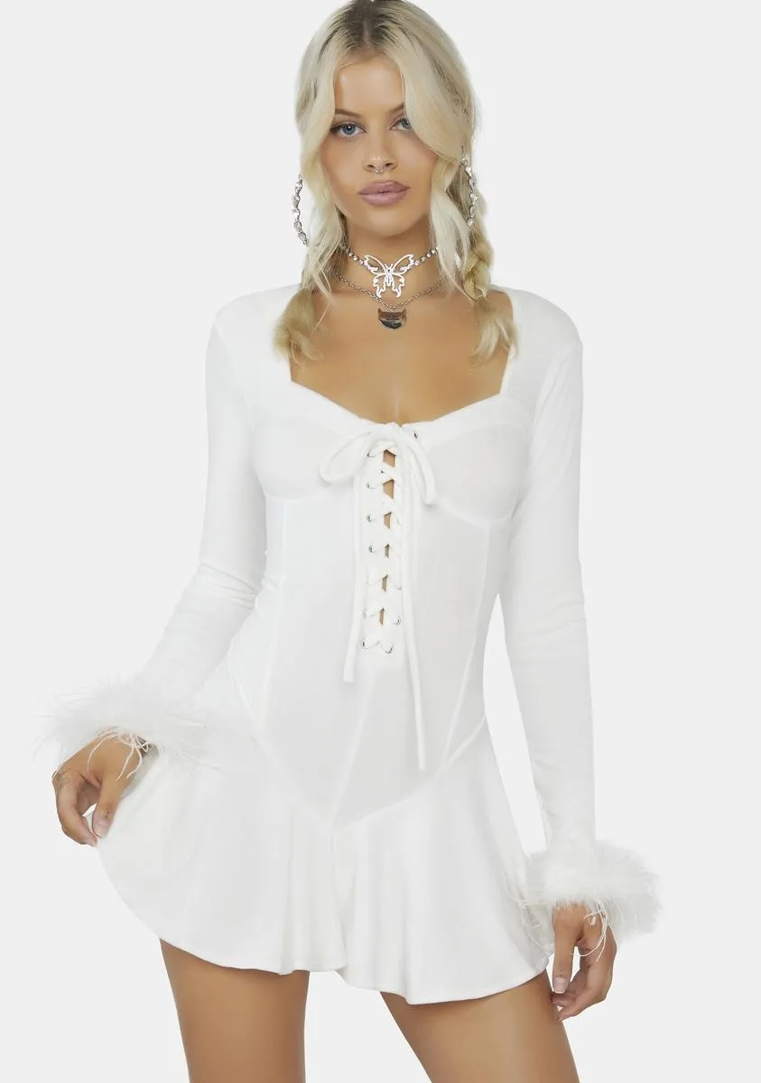 Purely Fair Game Mini Dress sold by Dolls Kill