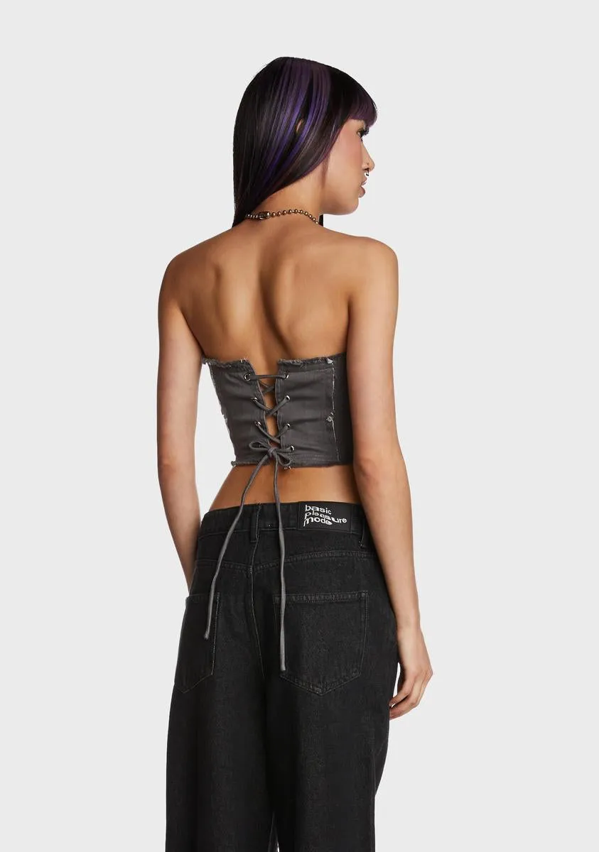 Hyping Up Corset Top sold by Dolls Kill product image thumbnail 4