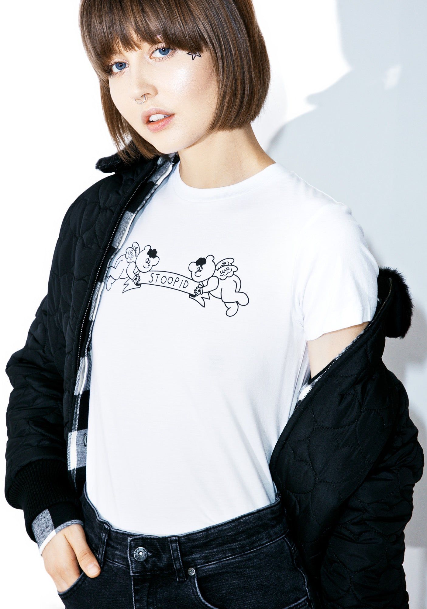 Stoopid T-Shirt sold by Dolls Kill product image thumbnail 2