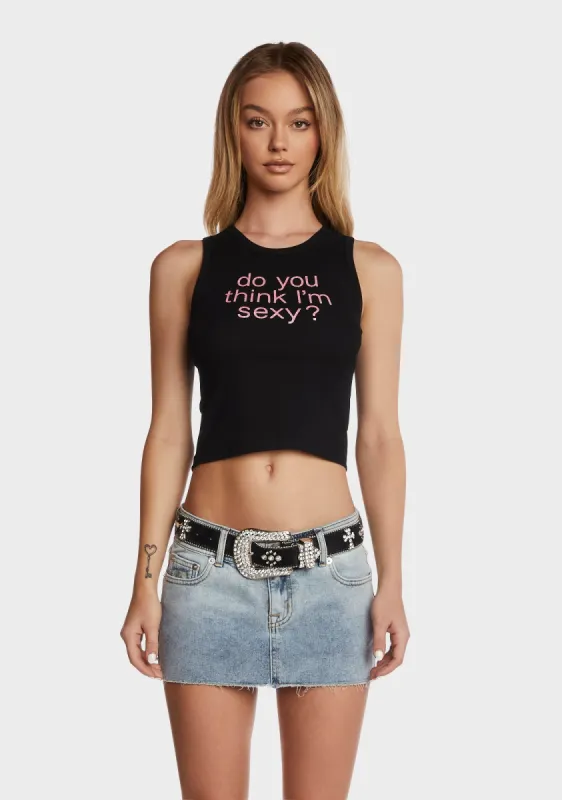Thinking Graphic Tank sold by Dolls Kill
