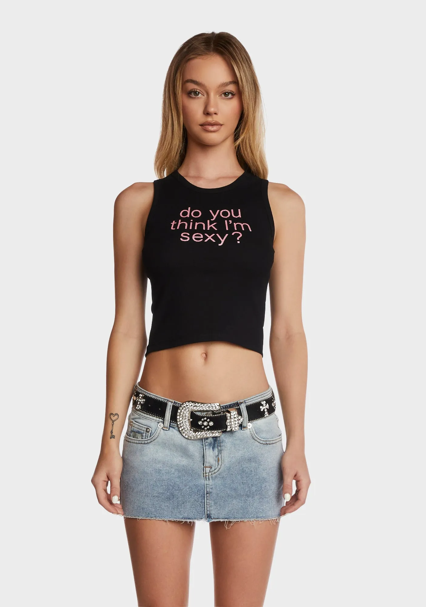 Thinking Graphic Tank sold by Dolls Kill