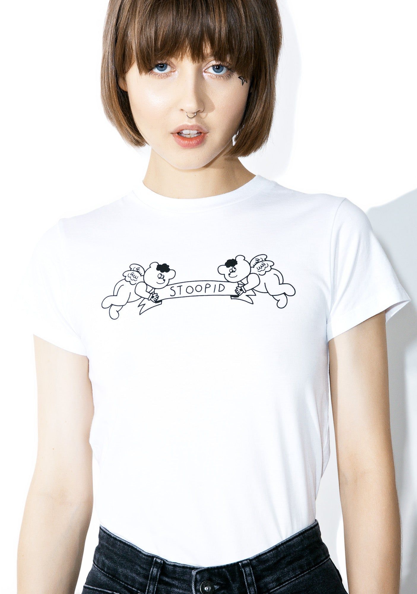 Stoopid T-Shirt sold by Dolls Kill product image thumbnail 3