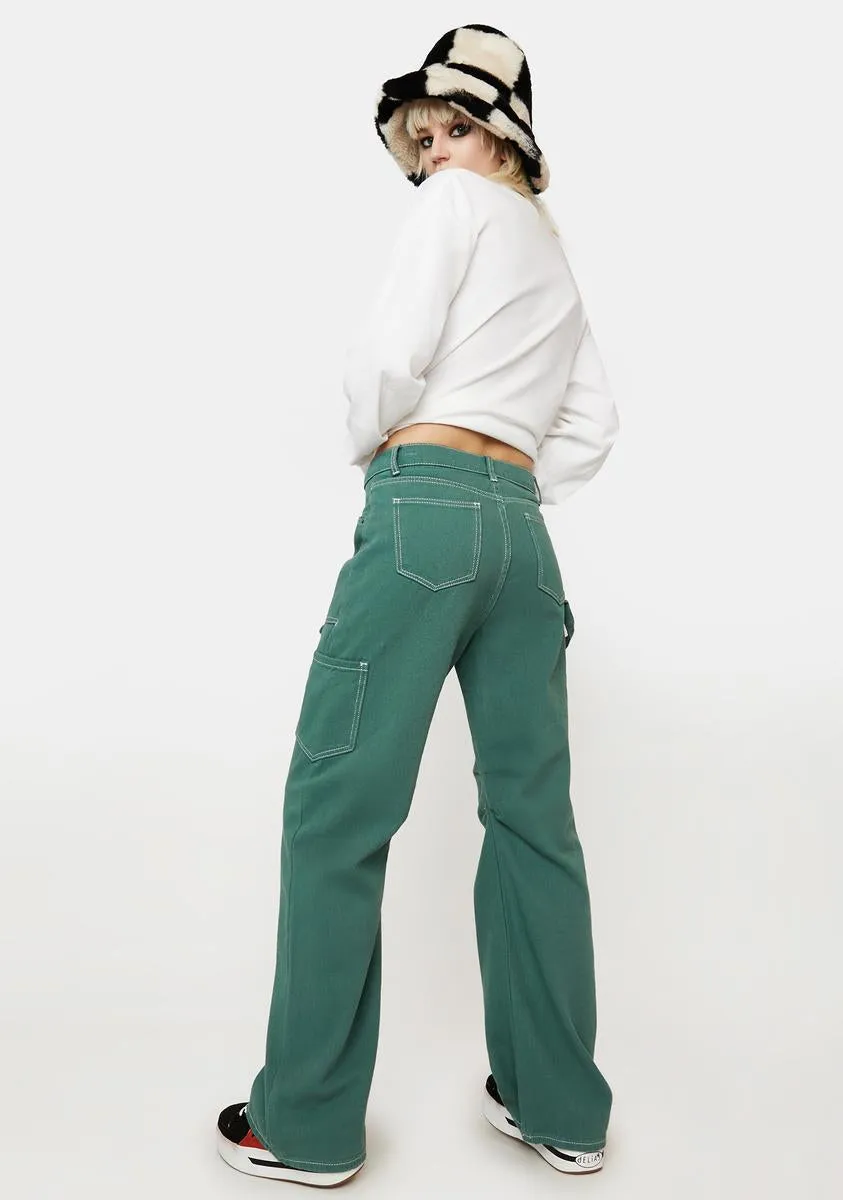 Green Miami Vice Pants sold by Dolls Kill product image thumbnail 4