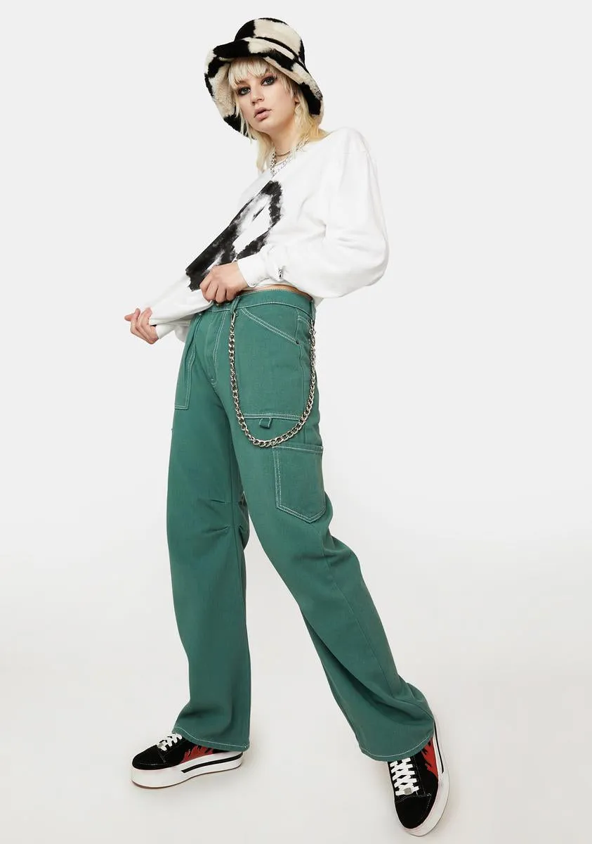 Green Miami Vice Pants sold by Dolls Kill product image thumbnail 2