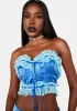 Got Chemistry Satin Crop Top sold by Dolls Kill