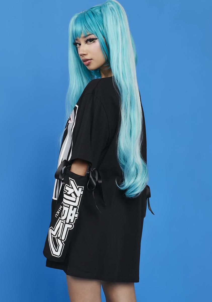 Cyber Celebrity Oversized Tee sold by Dolls Kill product image thumbnail 4