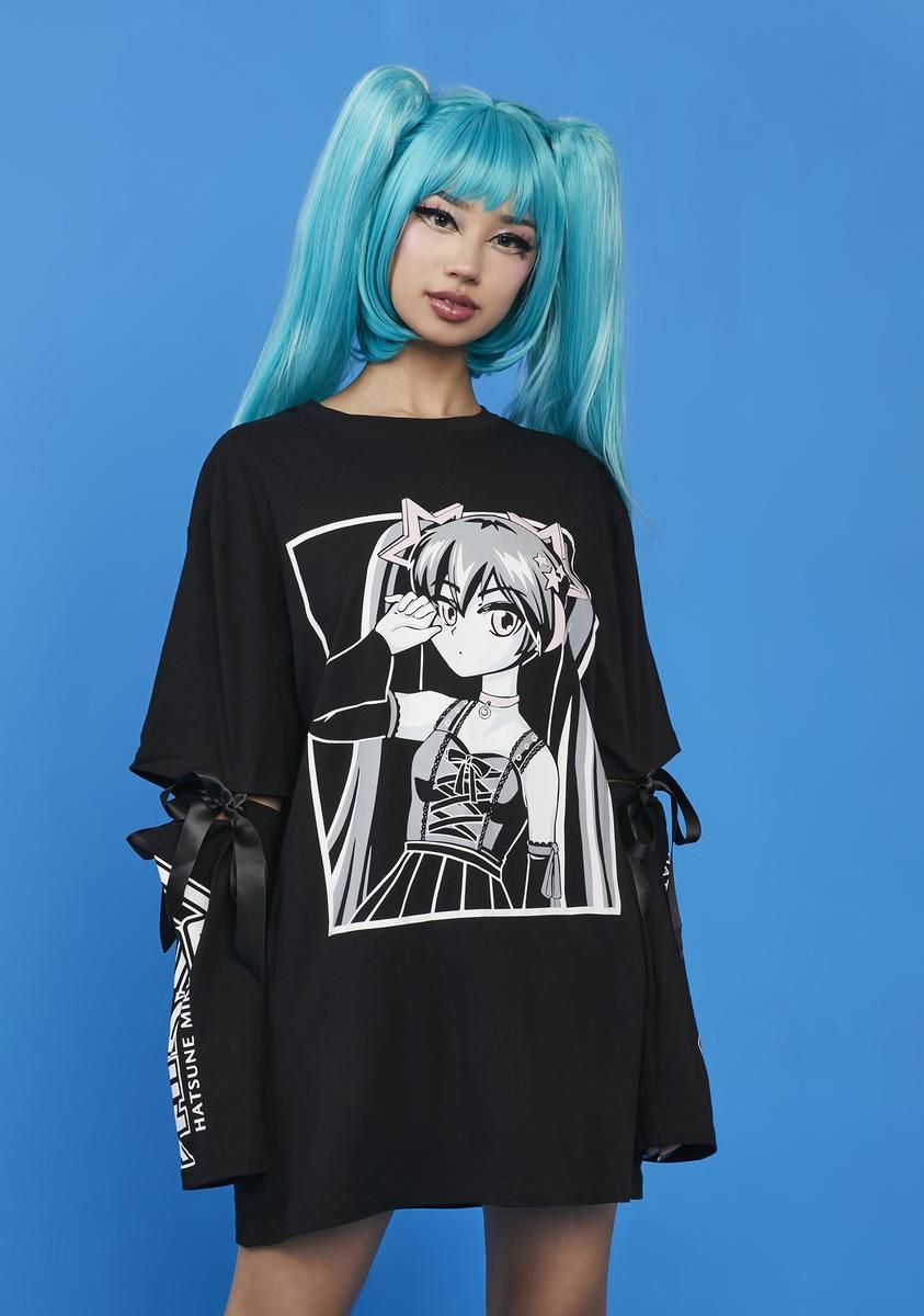 Cyber Celebrity Oversized Tee sold by Dolls Kill