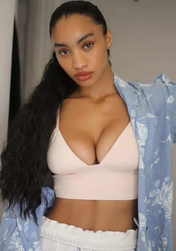 Nude Sage Longline Neo Bralette sold by Dolls Kill