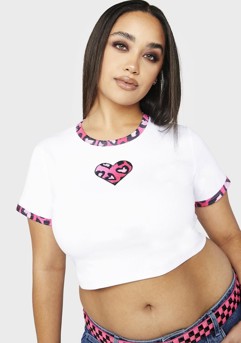 Plus Hello Heartache Baby Tee sold by Dolls Kill product image thumbnail 2