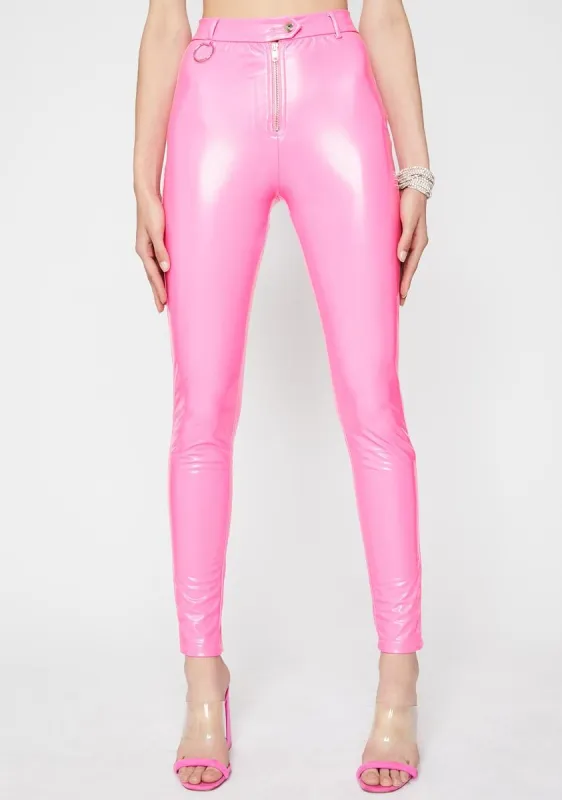 Stay Pampered Vinyl Pants sold by Dolls Kill