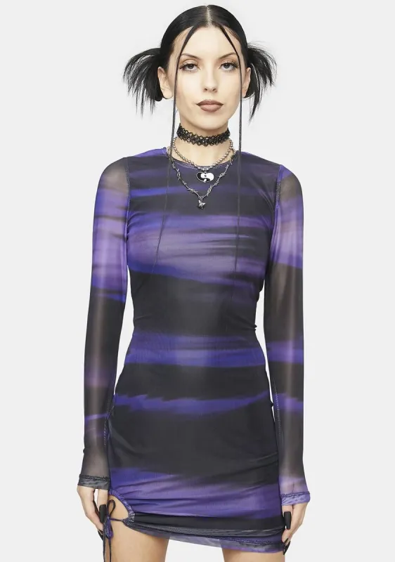 Cosmic Melt Kudra Mini Dress sold by Dolls Kill