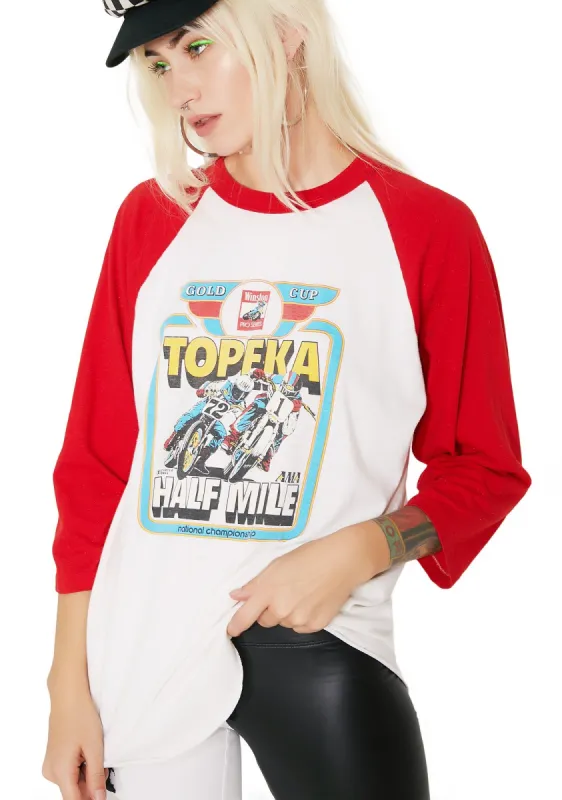 Vintage Motocross Baseball Tee sold by Dolls Kill