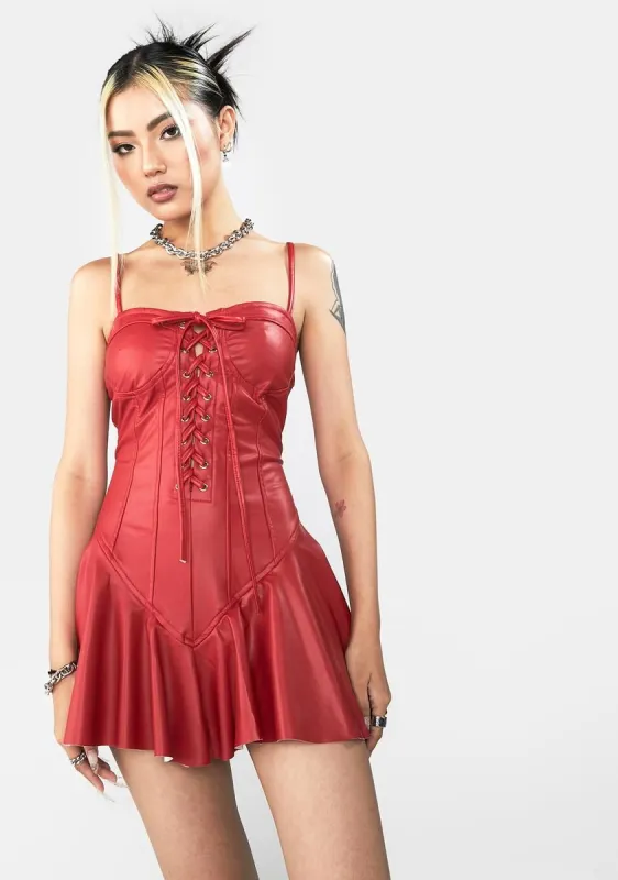 Spicy Maximized Pleasure Mini Dress sold by Dolls Kill